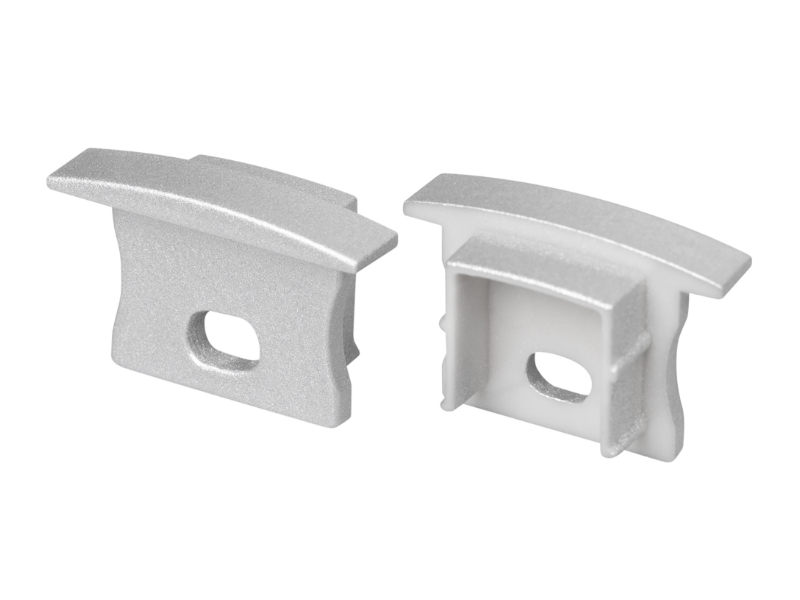 Заглушка LINE-2315-F SILVER с отверстием купить оптом в Москве 