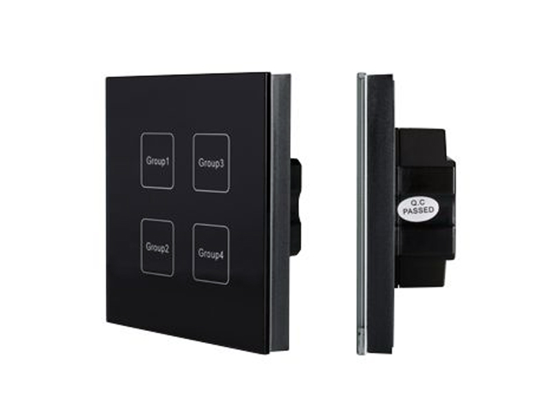 Купить INTELLIGENT ARLIGHT Сенсорная панель DALI-113-4G-DIM-IN (BUS, черная) 