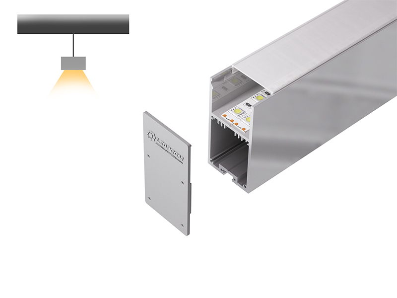 Профиль алюминиевый LP 6735 (2000 мм) купить оптом в Москве 