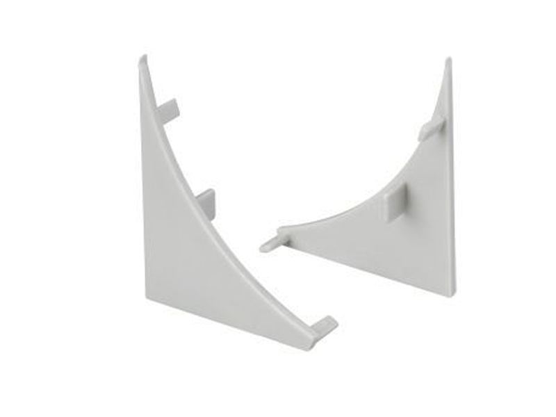 Заглушка пластиковая для профиля KARNIZ-HIDE левая купить оптом в Москве 