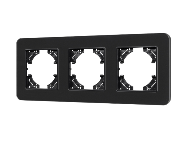 Купить Рамка стеклянная FRM-OMALI-SFGS-3-BK 