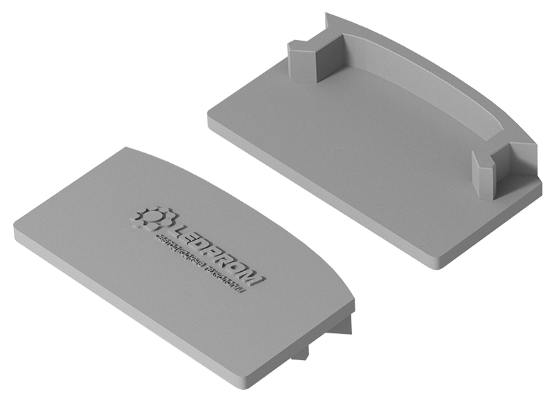 Заглушка для профиля LP 1228 (без отверстия) купить оптом в Москве 