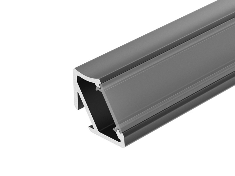 Профиль ALM-V60-2020 ANOD Black купить оптом в Москве 
