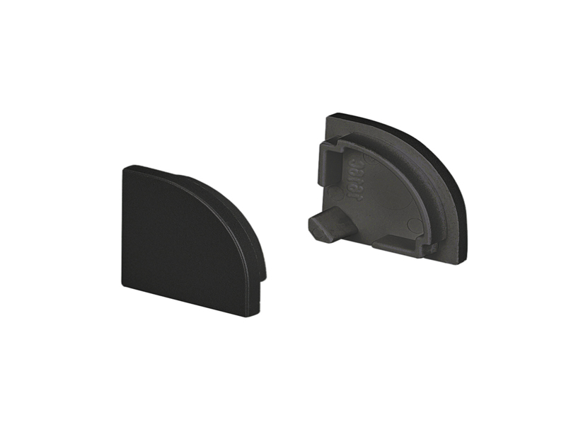 Заглушка SL-KANT-H16 ROUND BLACK глухая купить оптом в Москве 