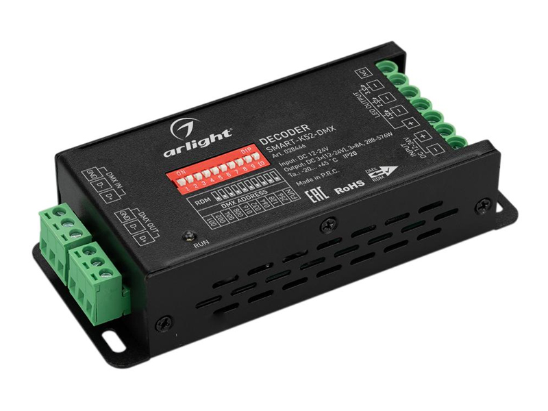 Декодер SMART-K52-DMX (12-24V, 3x8A) купить оптом в Москве 