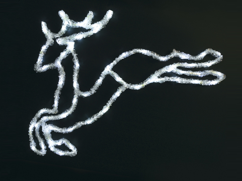 Светодиодная фигура "Олень" ( PVC ) купить оптом в Москве 