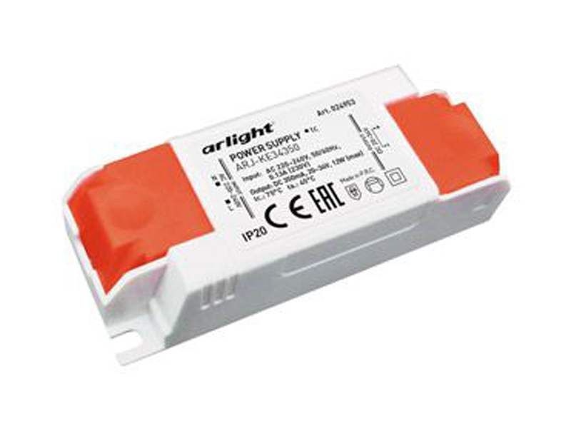 Блок питания ARJ-KE34350 (12W, 350mA) купить оптом в Москве 