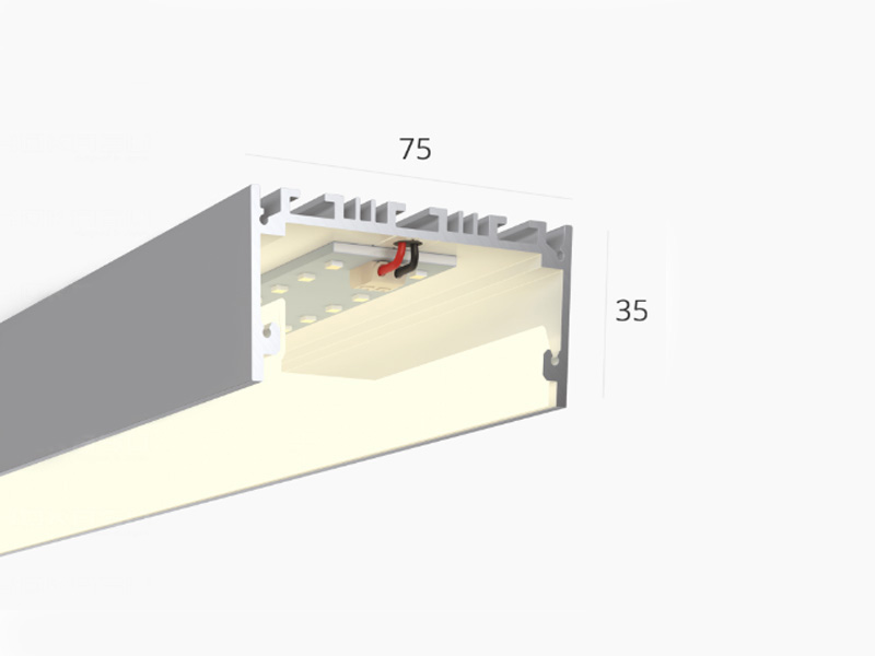 Купить линейный светильник «ledprom» 75/35 2500 мм