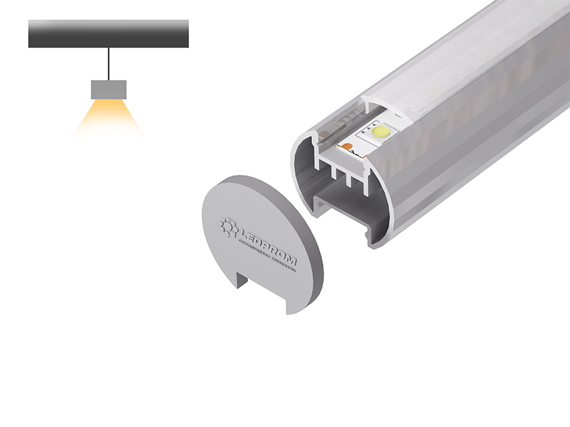 Профиль алюминиевый LP 2328 (2000 мм) купить оптом в Москве 