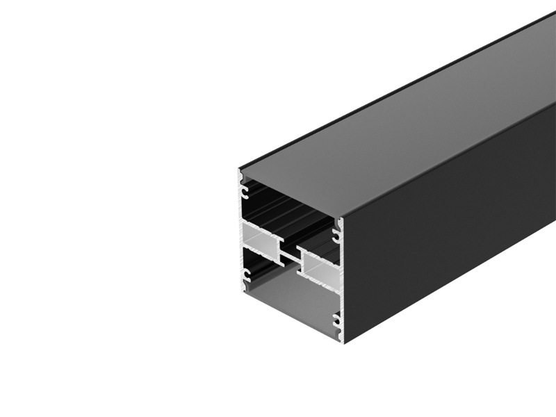 Профиль LINE-5050-DUAL-3000 ANOD BLACK купить оптом в Москве 