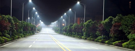 Применение светодиодных светильников для освещения дорог