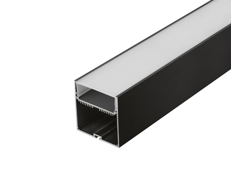 Профиль с экраном SL-LINE-7477-2500 BLACK+OPAL купить оптом в Москве 