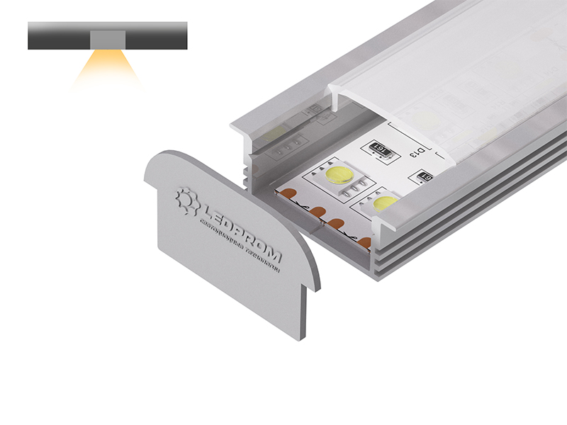 Профиль алюминиевый LP 1234 (2000 мм) купить оптом в Москве 