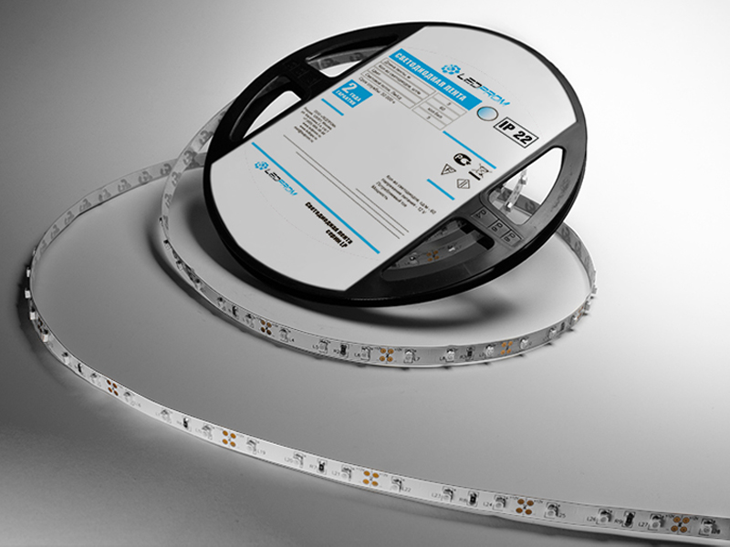 Светодиодная лента SMD 3528 60LED 12v по цене 86.60р \м!