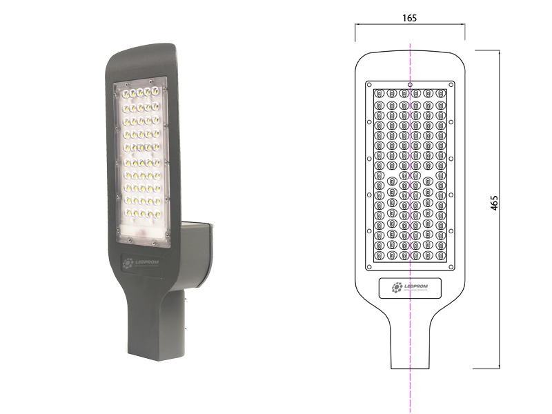 Купить Светильник консольный LP 100W (ДКУ) в интернет-магазине GorodLed. тел.:8-800-234-54-05