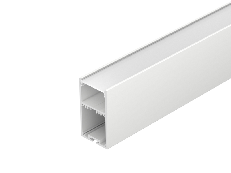 Профиль с экраном SL-LINE-3667-2500 WHITE+OPAL купить оптом в Москве 