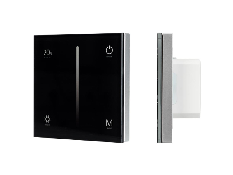 Купить Панель Sens SMART-P40-DIM Black (100-240V, 1.2A, TRIAC) 