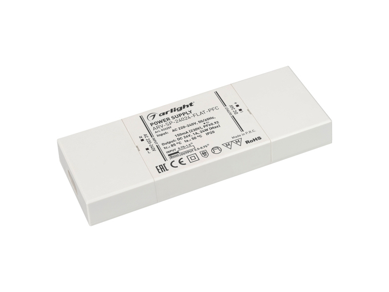Блок питания ARV-SP-024-FLAT-PFC купить оптом в Москве 