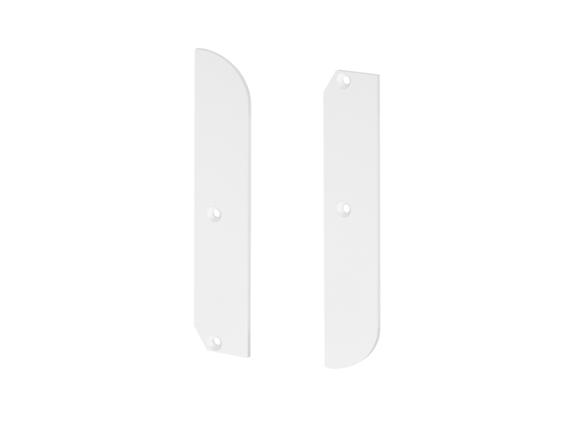 Заглушка PLINTUS-H80 WHITE купить оптом в Москве 