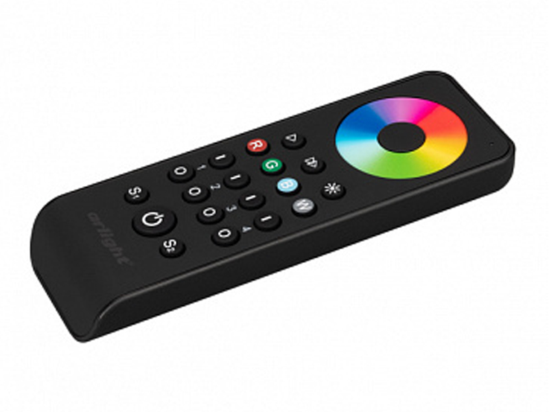 Пульт SMART-R43-RGBW Black (4 зоны, 2.4G) купить оптом в Москве 