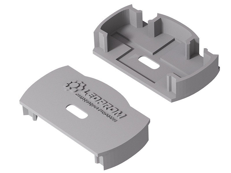 Заглушка для профиля LP 2716 (с отверстием) купить оптом в Москве 