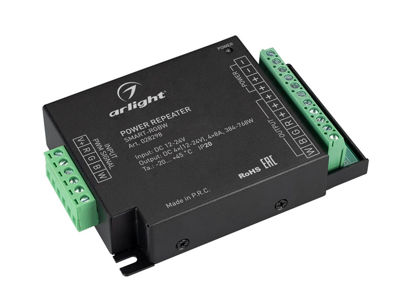 Усилитель SMART-RGBW (12-24V, 4x8A) купить оптом в Москве 