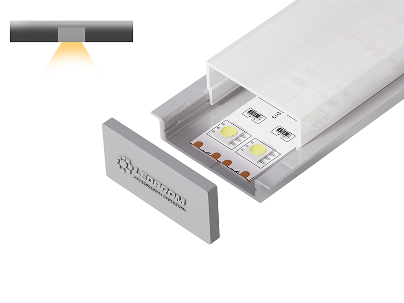 Профиль алюминиевый LP 0740 (2000 мм) купить оптом в Москве 