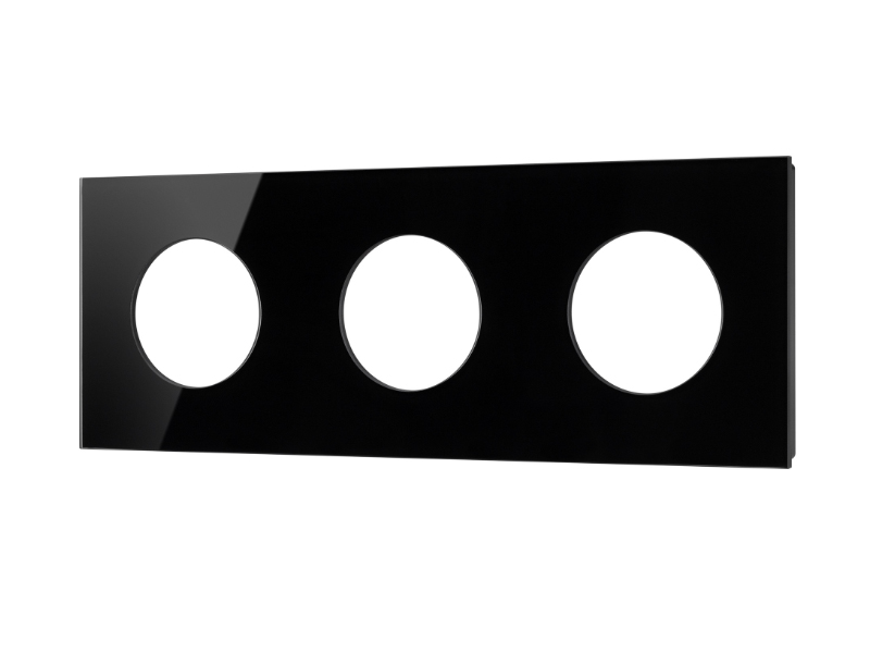 Купить Рамка стеклянная FRM-GLARE-GC-3-BK 