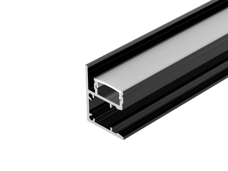 Профиль WALL-2228-2000 ANOD BLACK купить оптом в Москве 