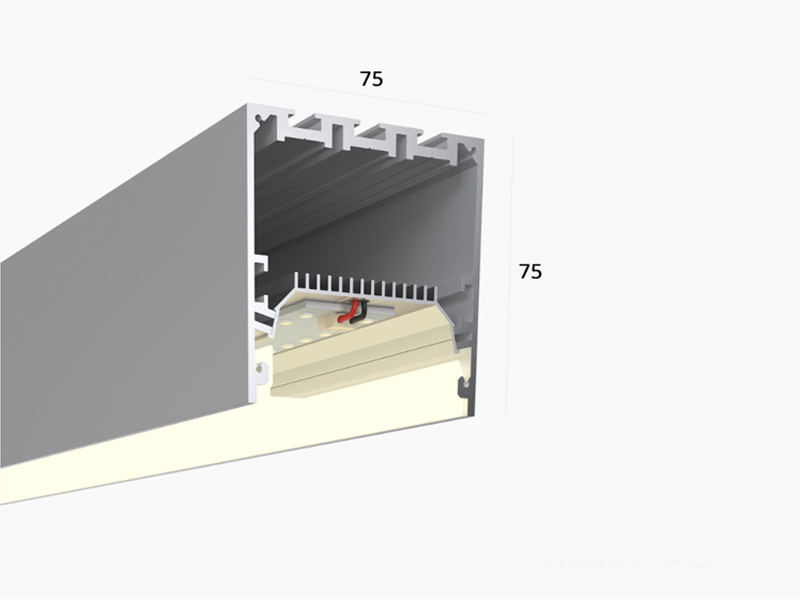 Купить линейный светильник «ledprom» 75 625 мм