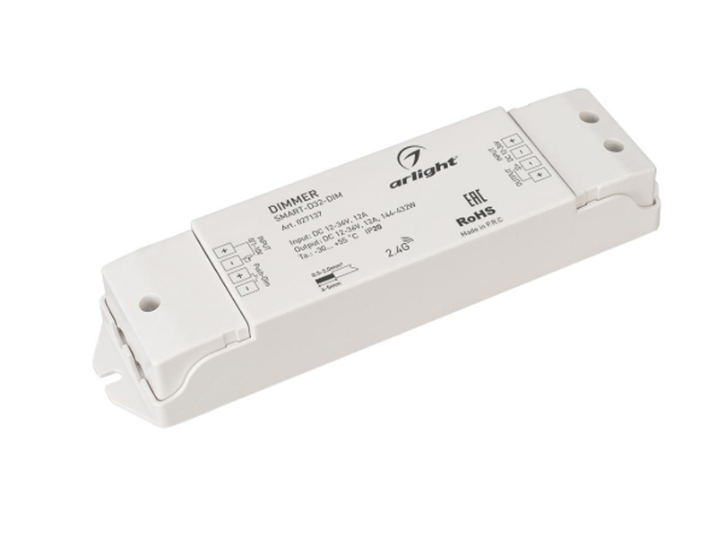 Диммер SMART-D32-DIM (12-36V, 12A, 0/1-10V) купить оптом в Москве 