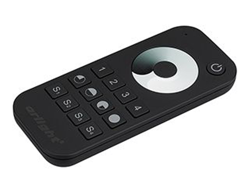 Купить Пульт SMART-R24-DIM Black (4 зоны, 2.4G) 