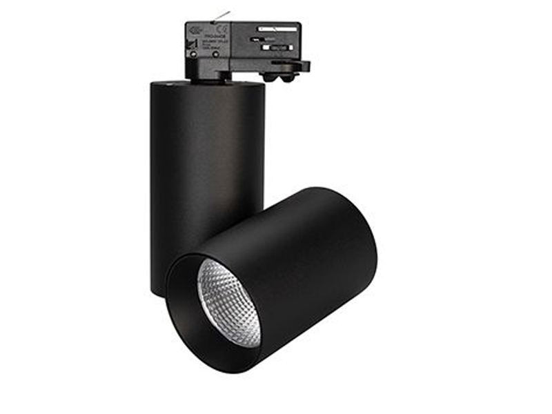 Купить светильник sp-polo-track-turn-r85-15w (черная вставка, 40 deg)