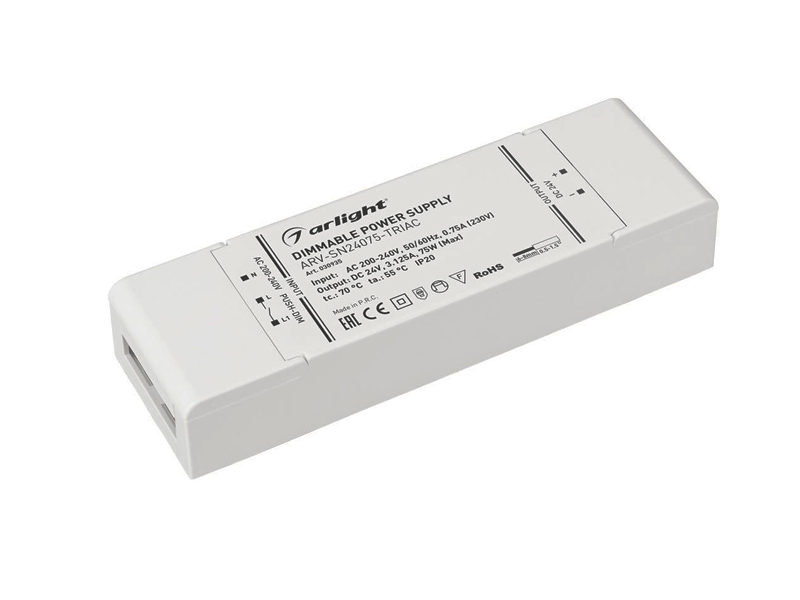 Блок питания ARV-SN075-TRIAC купить оптом в Москве 