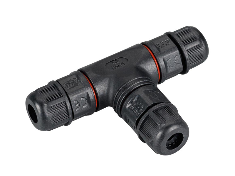 Купить коннектор тройной neo-con-t-2pin-bk (3-7mm, ip67)