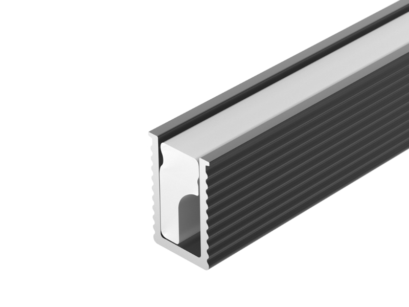 Профиль SL-MINI-6-H9-2000 ANOD BLACK купить оптом в Москве 