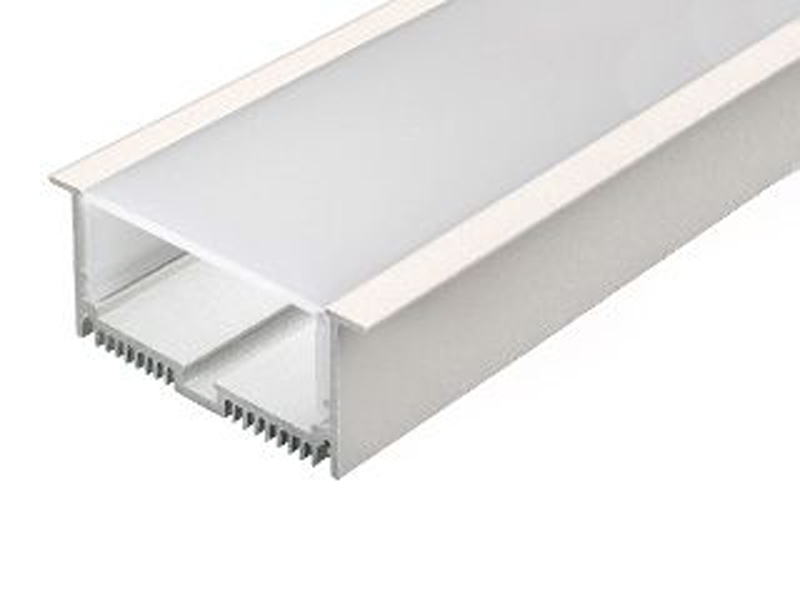 Профиль с экраном SL-LINIA88-F-2500 WHITE+OPAL купить оптом в Москве 