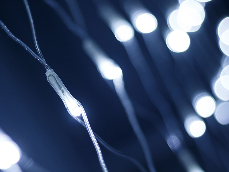 Динамическая сеть светодиодная led