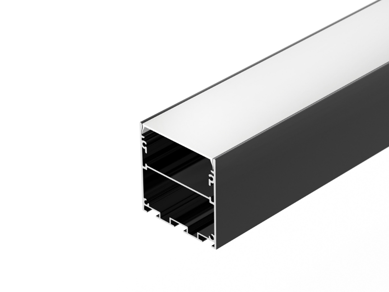 Профиль LINE-M-5050-2000 BLACK купить оптом в Москве 