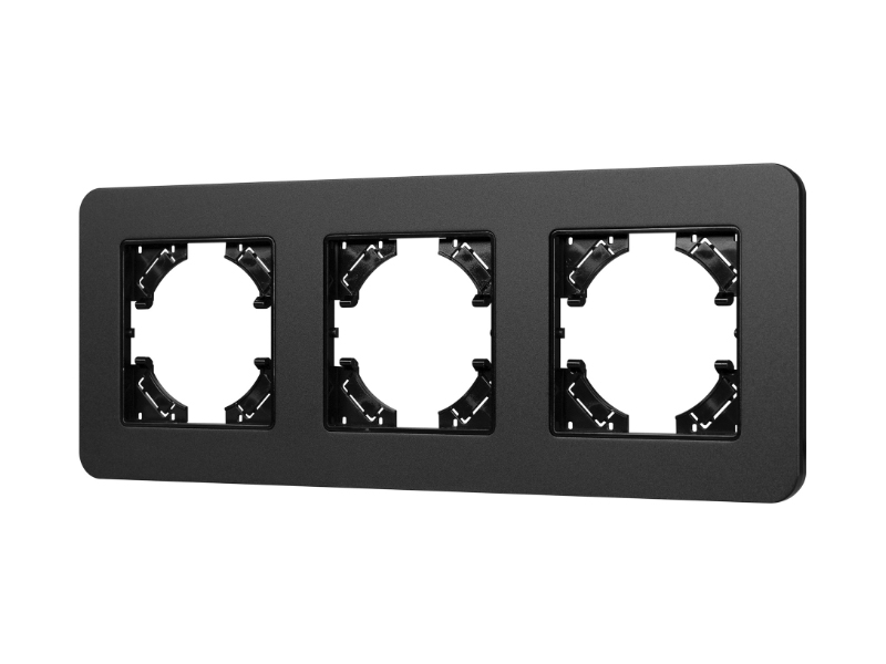 Купить Рамка алюминиевая FRM-AKIRY-SFAL-3-BK 