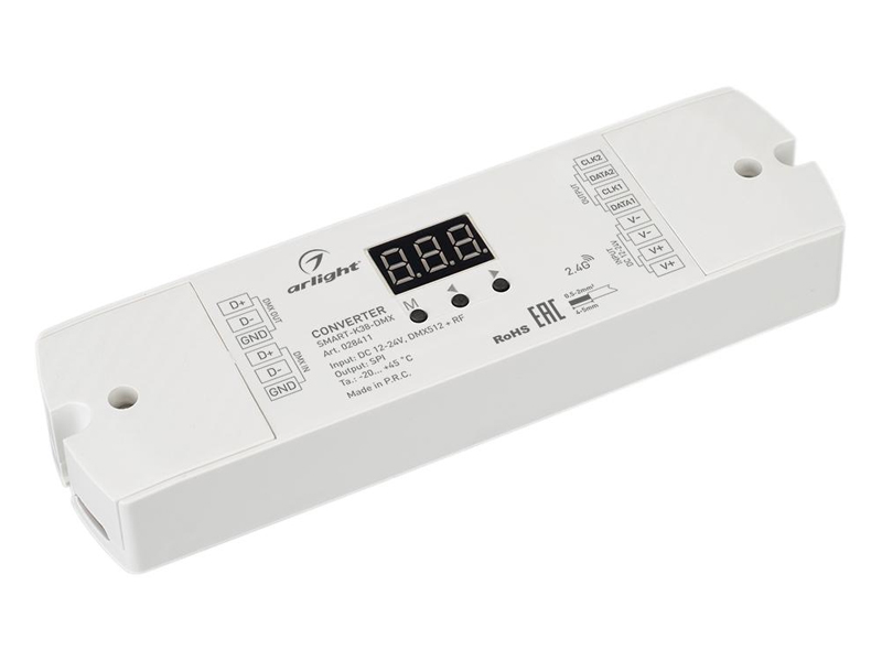 Купить Конвертер SMART-K38-DMX (12-24V, SPI, 2.4G) 