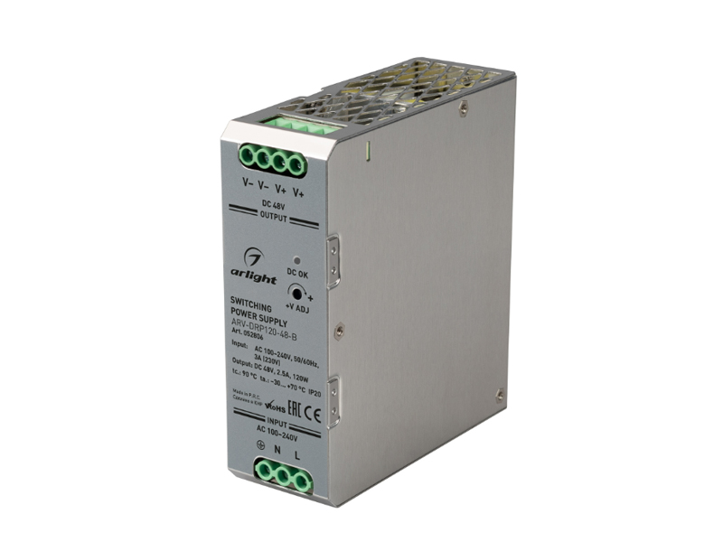 Блок питания ARV-DRP120-B купить оптом в Москве 