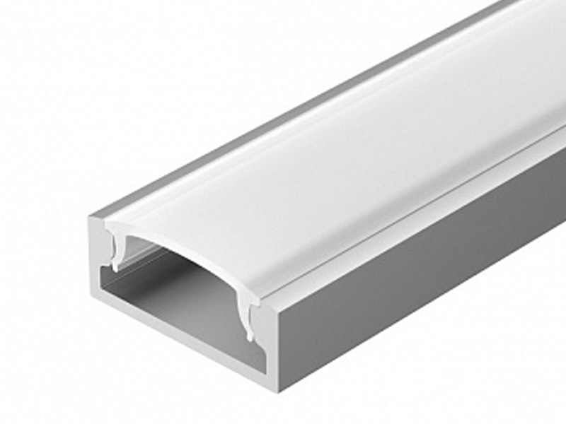 Профиль с экраном ALU-WIDE-H8-2000 ANOD+FROST купить оптом в Москве 