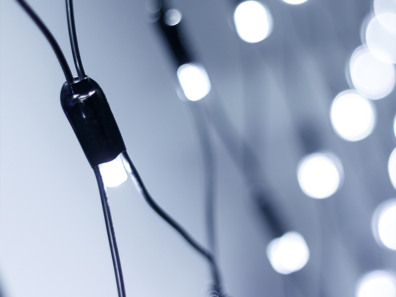 Динамическая сеть светодиодная led