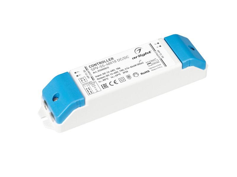 Купить Контроллер плавного включения SPV-SS-48018 DC/DC (12-48V, 18A) 