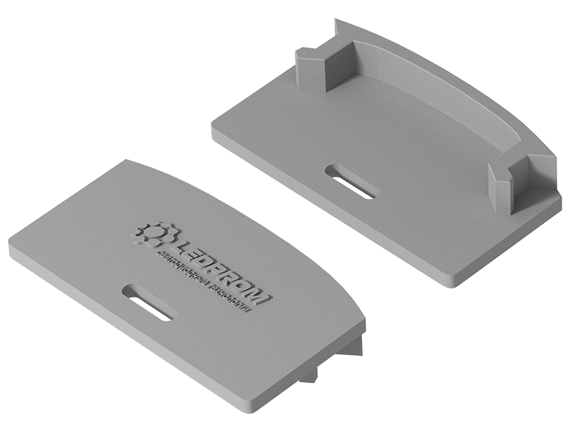 Заглушка для профиля LP 1228 (с отверстием) купить оптом в Москве 