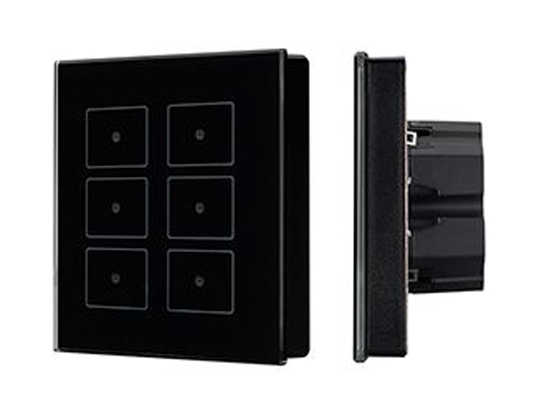 Купить Панель Sens SR-KN0611-IN Black (KNX, DIM) 