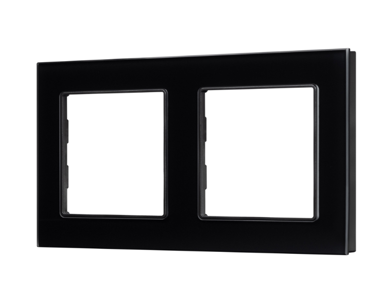 Купить Рамка стеклянная FRM-GLARE-GS-2-BK 