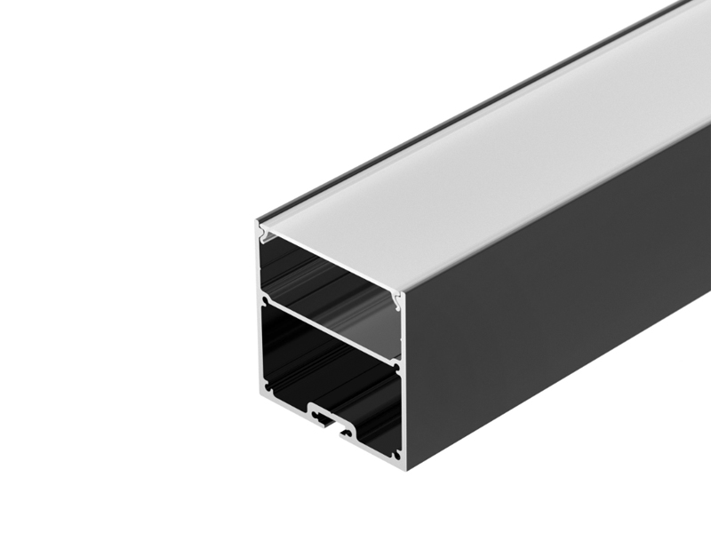 Профиль SL-LINE-5050-LW-3000 ANOD BLACK купить оптом в Москве 