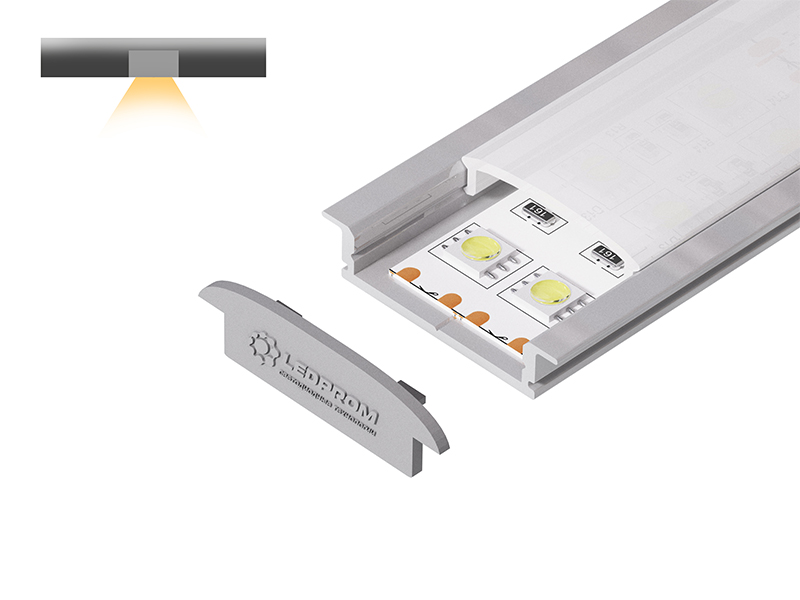 Профиль алюминиевый LP 0734 (2000 мм) купить оптом в Москве 